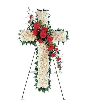 Hope and Honor Cross Funeral Arrangement