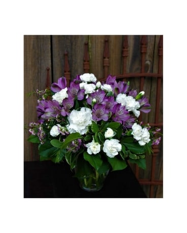 Lavender and White Delight Flower Arrangement