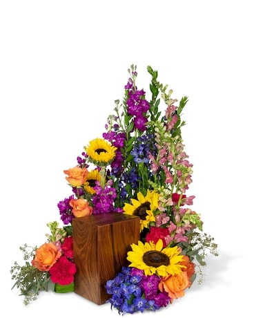 Prismatic Rays Grande Surround Flower Arrangement