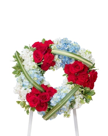 Honor Wreath Flower Arrangement