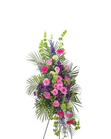 Forever Cherished Easel Flower Arrangement