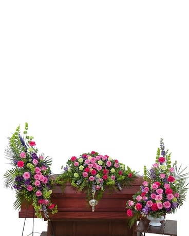 Forever Cherished Trio Flower Arrangement