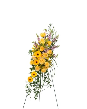 Vivid Memories Standing Spray Flower Arrangement