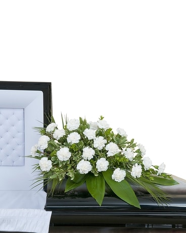 Simple Love Casket Spray Flower Arrangement