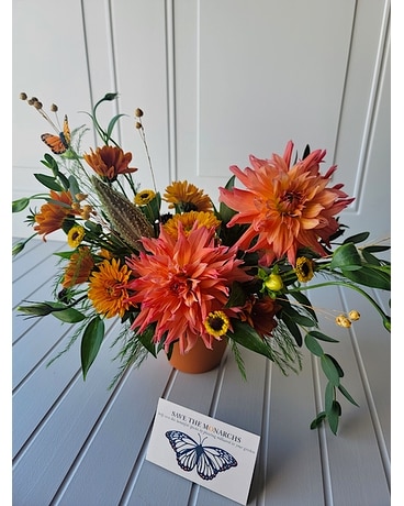 Save the Monarchs Flower Arrangement