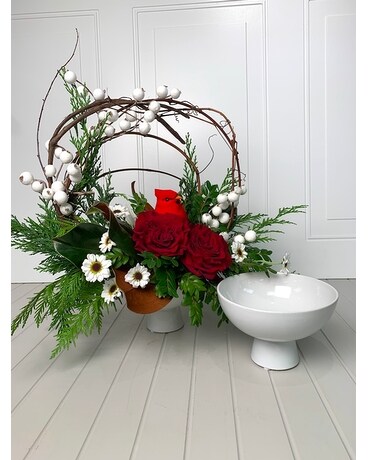 Singing Cardinal Flower Arrangement