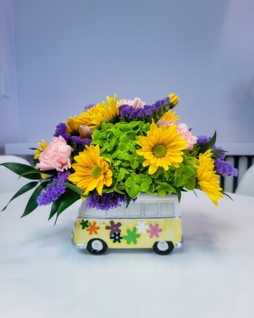 Happy Hippy Flower Arrangement
