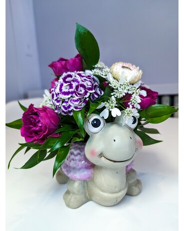 Slow and Steady (Wins the Race) Flower Arrangement