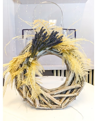 Dried Lavender Accents Wreath Wreath