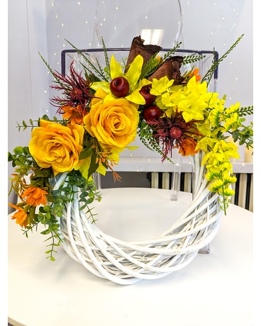 Sunny Autumn Artificial Wreath Wreath