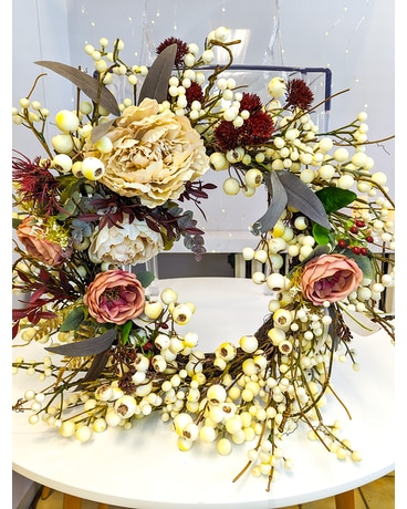 Berries and Spice Autumn Artificial Wreath Wreath