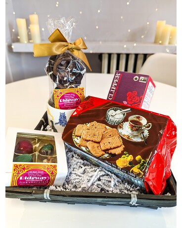 Treats & Tea Goodie Basket Gift Basket