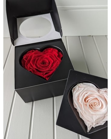 Preserved Heart Rose Solitaro Custom product