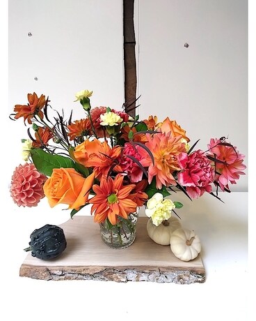 Flowers & Charcuterie Board...FALL SPECIAL! Flower Arrangement