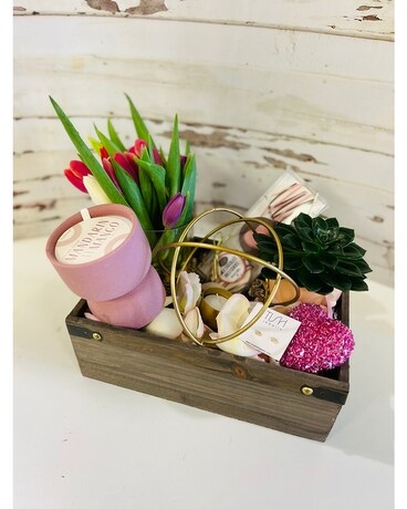 The Romance Gift Box Gift Basket