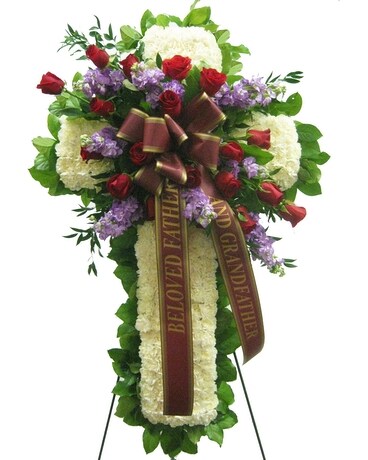 funeral cross delivery somerset