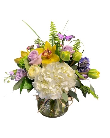 Pastel Garden Flower Arrangement