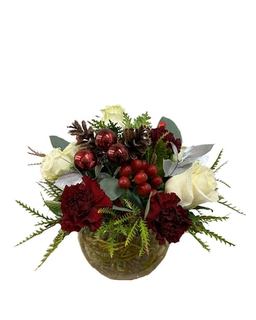 Holly Jolly Flower Arrangement