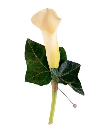 Miniature Calla Boutonniere Boutonniere