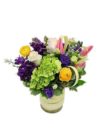 Pop of Spring Flower Arrangement