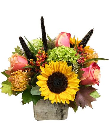 Autumn's Welcome Flower Arrangement