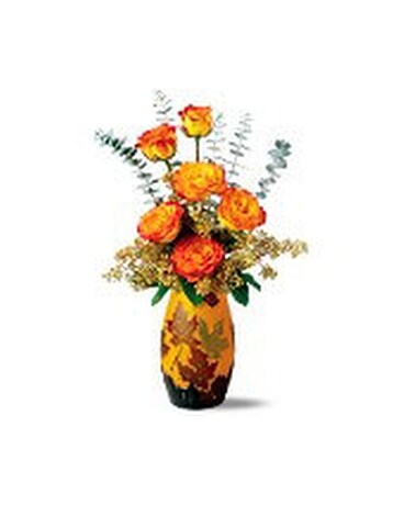 Teleflora's Leaves of Fall Bouquet Flower Arrangement