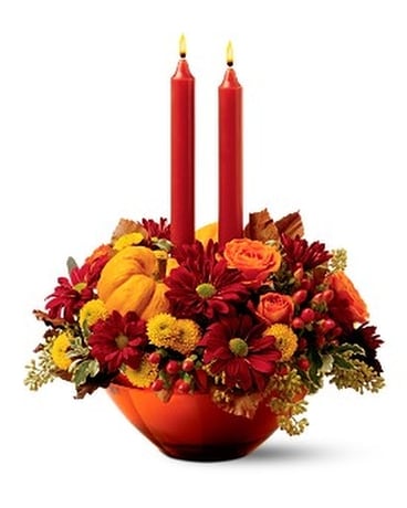 Teleflora's Amber Autumn Bouquet Flower Arrangement