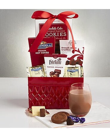 Premier Chocolate Treasures Trunk Gift Basket