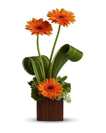 Teleflora's Bamboo Sunshine Flower Arrangement