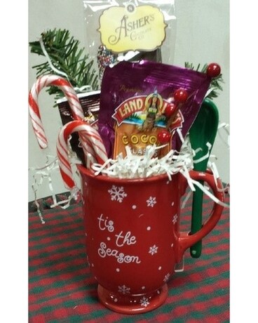Tis The Season Mug Flower Arrangement