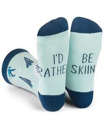I'd rather be skiing socks Gifts