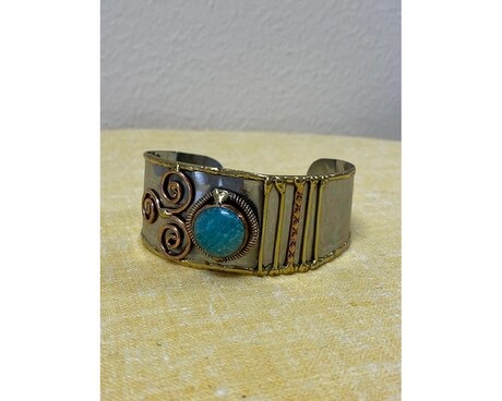 Hand Crafted Mixed Metal Adjustable Bracelet Gifts