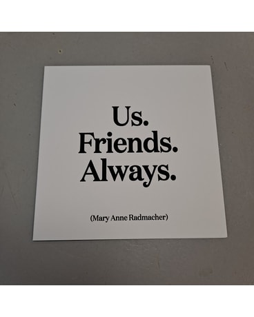 Us Friends Always Card Gifts