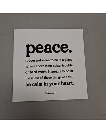 Peace Card Gifts