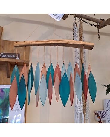 Coral & Teal Handcrafted Windchime Gifts
