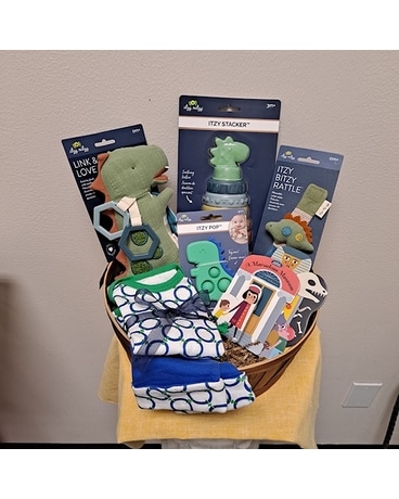 Dino-Mite Baby Boy Basket Gifts