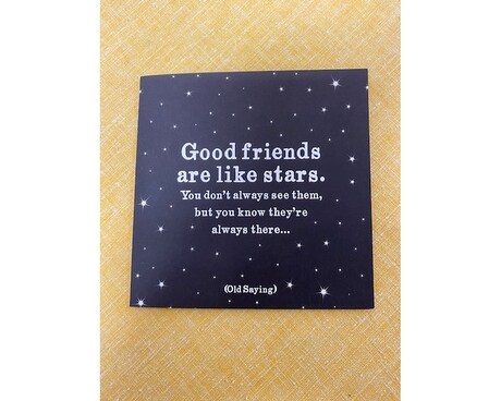 Good Friends Are Like Stars Card Gifts