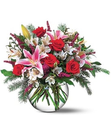 Holiday Happiness Flower Arrangement