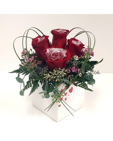 Sexy Heart Flower Arrangement