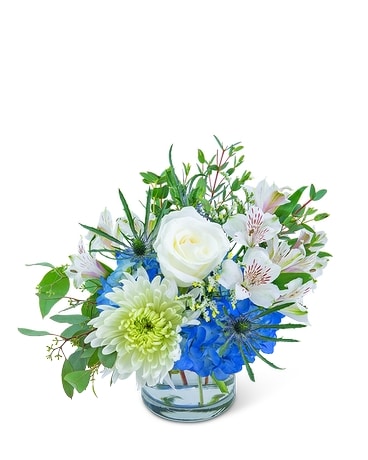 Azure Horizon Flower Arrangement