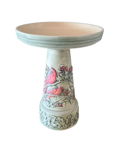 Cardinal Birdbath Custom product