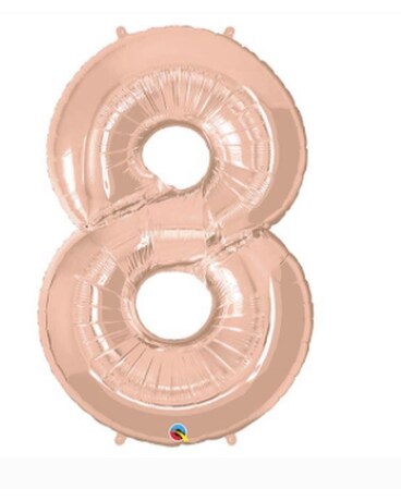 34 Inch Metallic Gold Eight Balloon Gifts