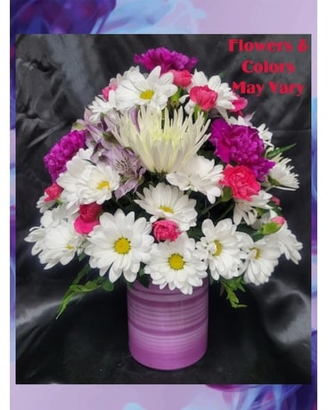 MD03 Serene Swirl Bouq. Flower Arrangement