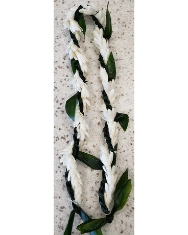 Lei002 Single Ti Lei With Tuberose Twisted $28.95 Flower Arrangement