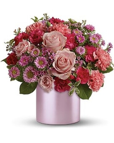 Teleflora's Frosting on the Cake Flower Arrangement