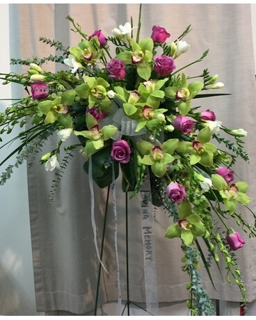 Peaceful Gardens Spray Funeral Arrangement
