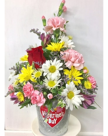 My Valentine Flower Arrangement