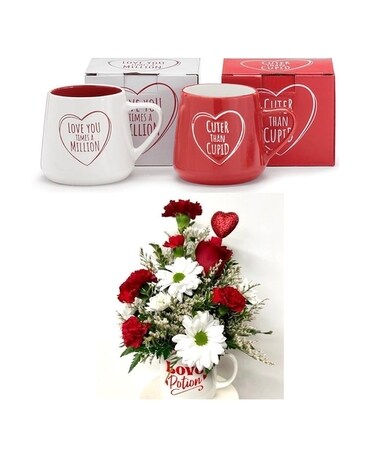 Cup of Love Flower Arrangement