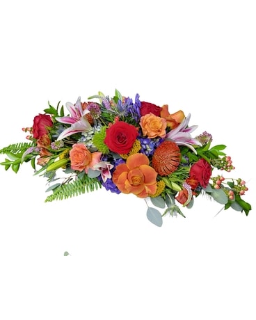 Bountiful Harvest Centerpiece Flower Arrangement