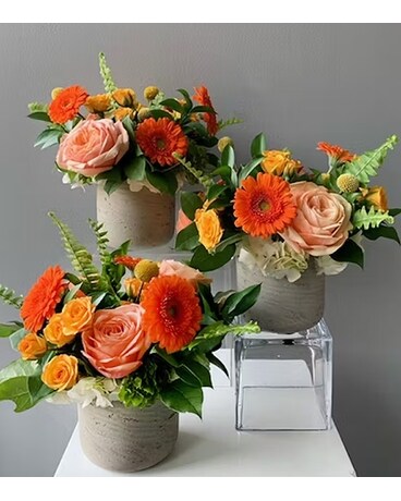 Bright Fall Trio Flower Arrangement